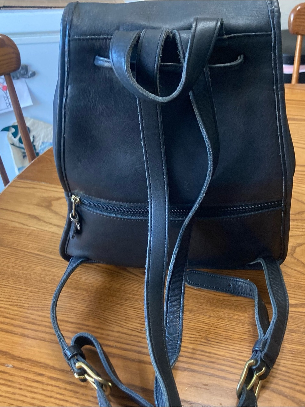 Vintage coach leather backpack! - Picture 3 of 11
